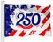 G128 USA 250th Anniversary Red Stripes Flag | 3x5 Ft | Double Sided Printed 150D Polyester | America 1776-2026 Patriotic Banner with Brass Grommets | Durable Indoor/Outdoor Celebration Flag